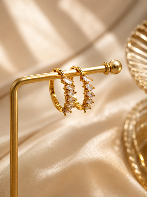 Champagne Spark Hoops