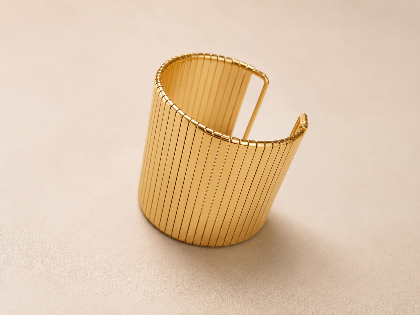 Gold plated Cuff Bracelet