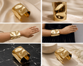 Gold Statement Cuff Bracelet